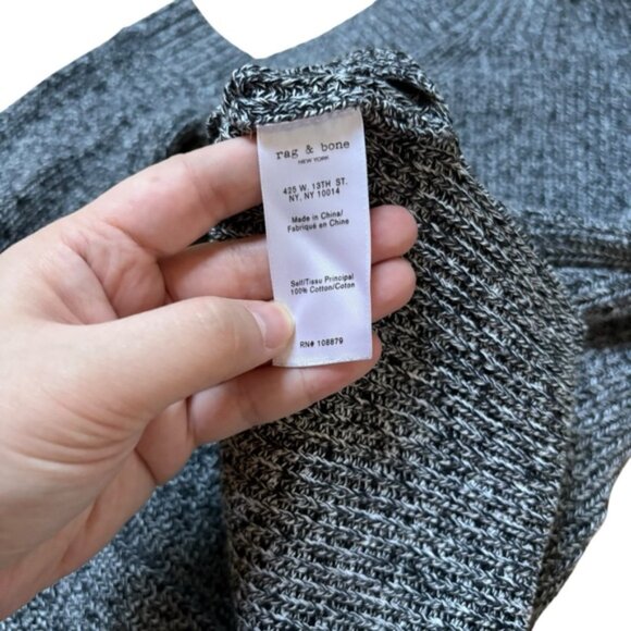 Rag & Bone Women Dana Cold Shoulder Sweater Size XS - Picture 3 of 4